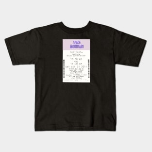 Space Mountain Fast Pass Kids T-Shirt